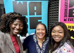 Ashani C. O'Mard, Rose Scott and Karen G. Hatcher at WABE